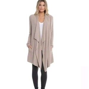 Barefoot Dreams Women's Cardigan - Light Tan